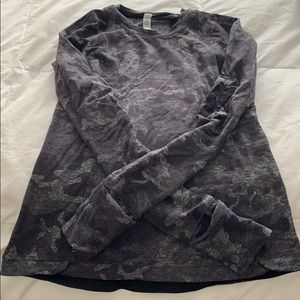 Lululemon Camo long sleeve shirt